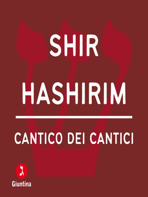 cover image of Cantico dei cantici--Shir Hashirim